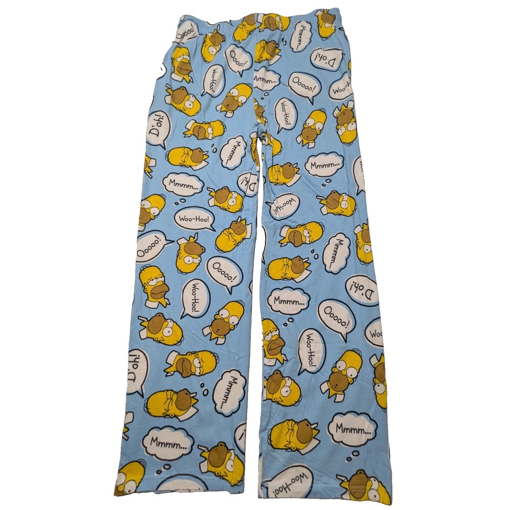 The Simpsons Homer Meme‎ Blue Lounge Pajama Pants - Men XL EUC - Picture 2 of 15